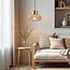 pendant light Imara with amber glass