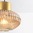 pendant light Imara with amber glass
