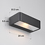 Solar outdoor wall light Pascale