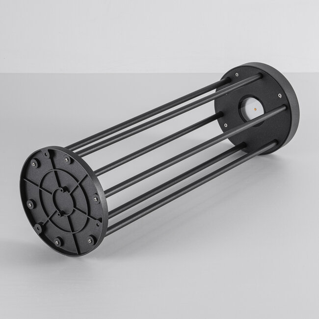 Solar outdoor floor lamp Emilian with sensor and integrated LED