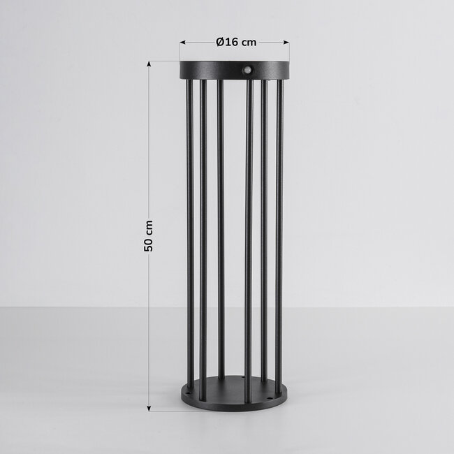 Solar outdoor floor light with sensor Emilian