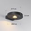 Compact solar outdoor wall light with sensor Mea
