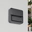 Square outdoor wall light Nico anthracite with integrated LED