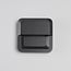 Square outdoor wall light Nico anthracite with integrated LED