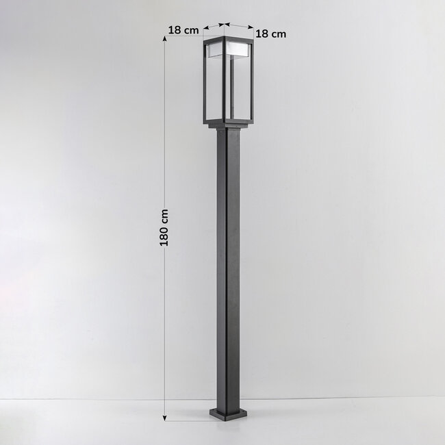 Standing outdoor lamp, 180 cm - Charles