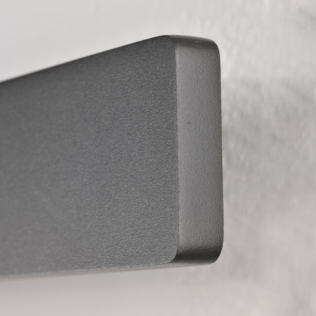 Modern wall lamp Tyge in black with integrated LEDs
