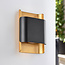 Black outdoor wall light - Vita