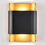 Outdoor wall light Vita - black with integrated LED
