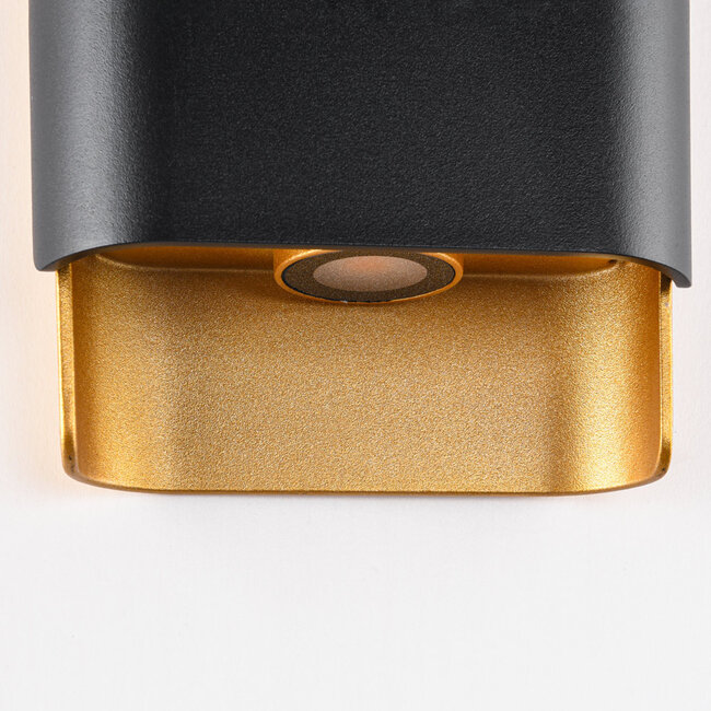 Black outdoor wall light - Vita