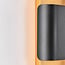 Outdoor wall light Vita - black with integrated LED