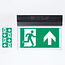 Adjustable surface-mounted emergency lighting OTG-FF - Black