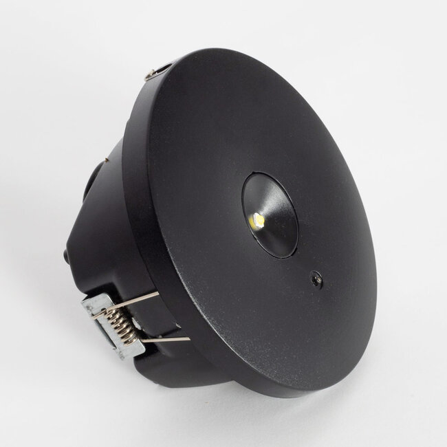 MTSPOT recessed and surface-mounted emergency lighting - Black