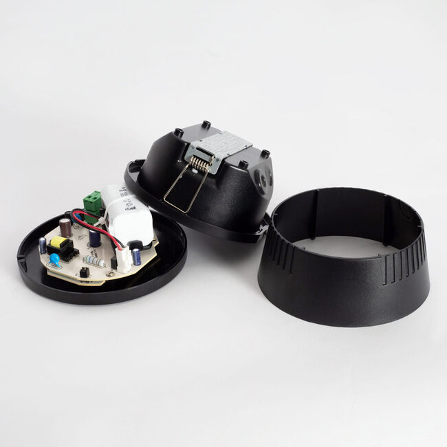 MTSPOT recessed and surface-mounted emergency lighting - Black