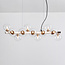 Luxury 16-light pendant lamp with transparent glass - Sunita