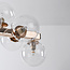 Luxury 16-light pendant lamp with transparent glass - Sunita