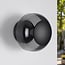 Outdoor wall light Jody with glass globe and integrated LED