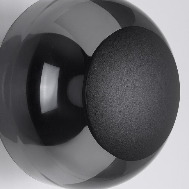 Outdoor wall light Jody with glass globe and integrated LED