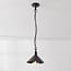 Outdoor pendant lamp Jette - black