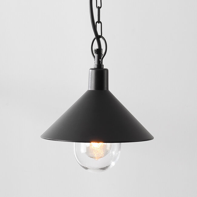 Outdoor pendant light Jette - black