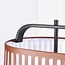 3-light pendant light Marrone - brown leather shade with opal glass