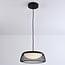 Dimmable pendant light Milani - black with open shade and integrated LED