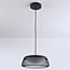 Dimmable pendant light Milani - black with open shade and integrated LED