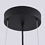 Dimmable pendant light Milani - black with open shade and integrated LED
