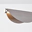 3-step dimmable design pendant light Mirai - brushed grey with integrated LED
