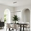 Dimmable pendant light Miyo - brushed grey with integrated LED