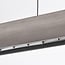Dimmable pendant light Miyo - brushed grey with integrated LED