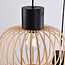 Bamboo pendant lamp, 3-light - Michi