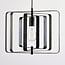 Black 1-light pendant lamp Mikio