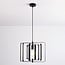 Black 1-light pendant lamp Mikio