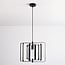 Black 1-light pendant lamp Mikio