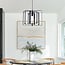 Black 1-light pendant lamp Mikio