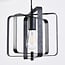 Industrial 3-light pendant light Maiko - black open frame