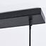 Industrial 3-light pendant light Maiko - black open frame