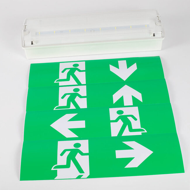 5 watt surface-mounted emergency lighting with 10 LEDs - DP-3
