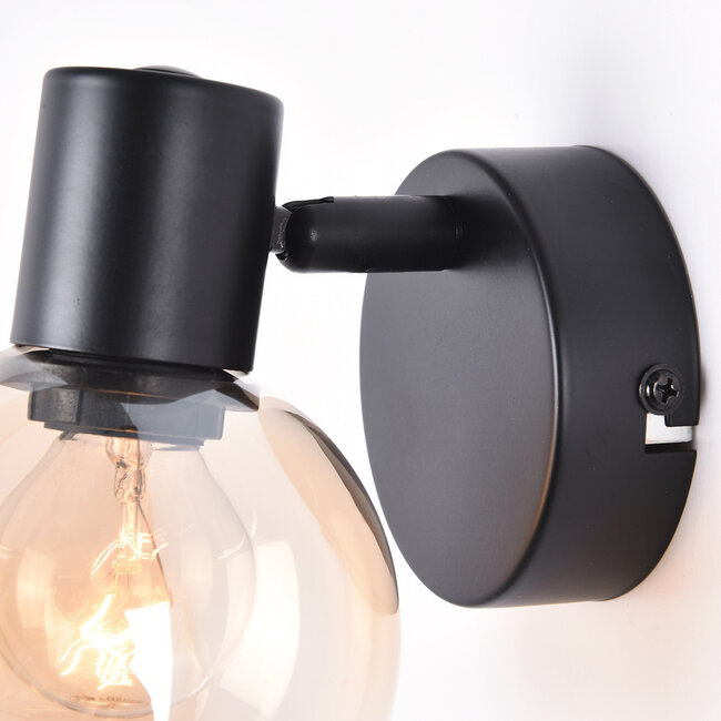 Wall spotlights with Amber glass - Pilou