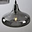 3-light pendant light Trinidad - smoked glass