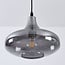 1-light pendant light Trinidad - smoked glass