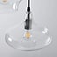 3-light pendant light Trinidad - clear glass