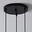 3-light pendant light Trinidad - clear glass