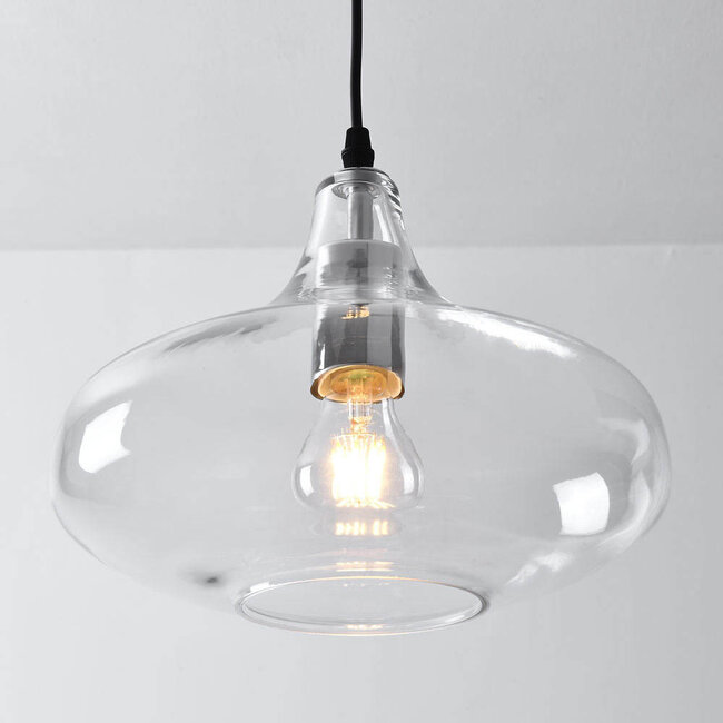 1-light pendant light Trinidad - clear glass