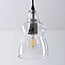 1-light pendant light Trinidad - clear glass