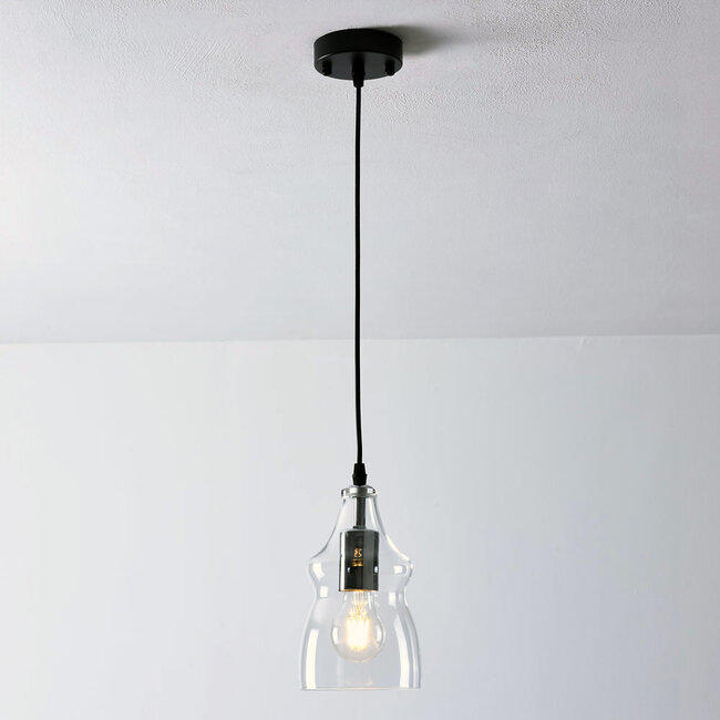 -light Trinidad pendant lamp with transparent Glass - variant 2