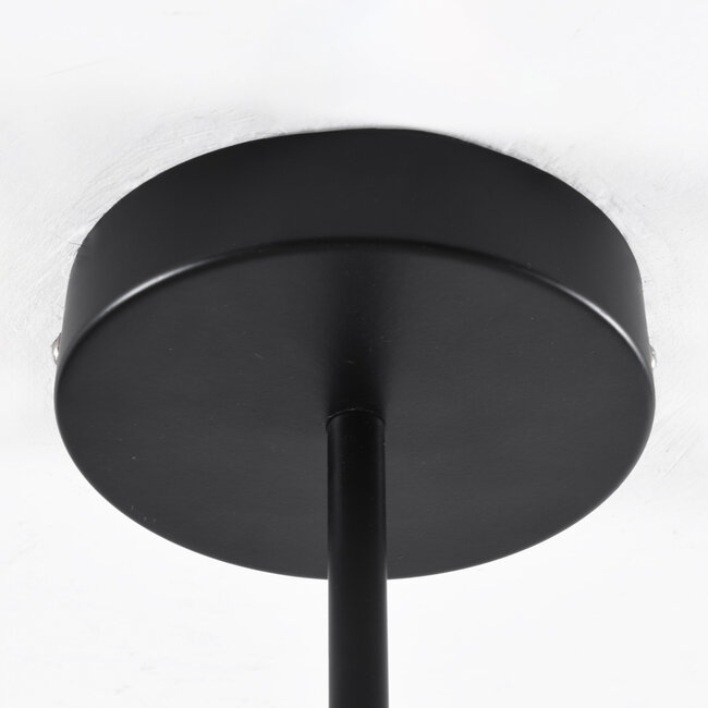 7-light Black with transparent glass - Philip