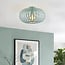 Ceiling lamp Fiore 1-light in green