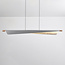 Mitsu Designer Pendant Light - 3-step Dimmable - Brushed Silver