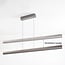pendant light Miyo - brushed grey with dimmable LED and adjustable wattage
